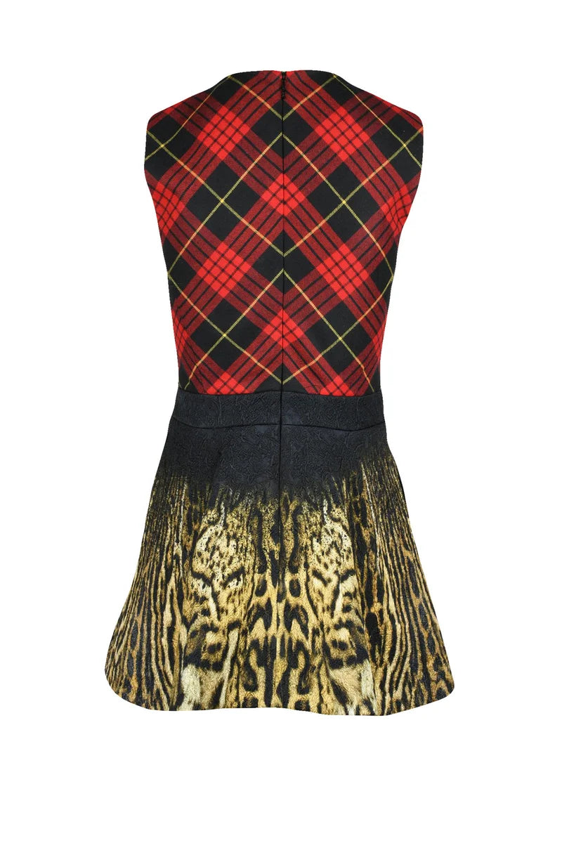 Short Dress Wool - Multicolor