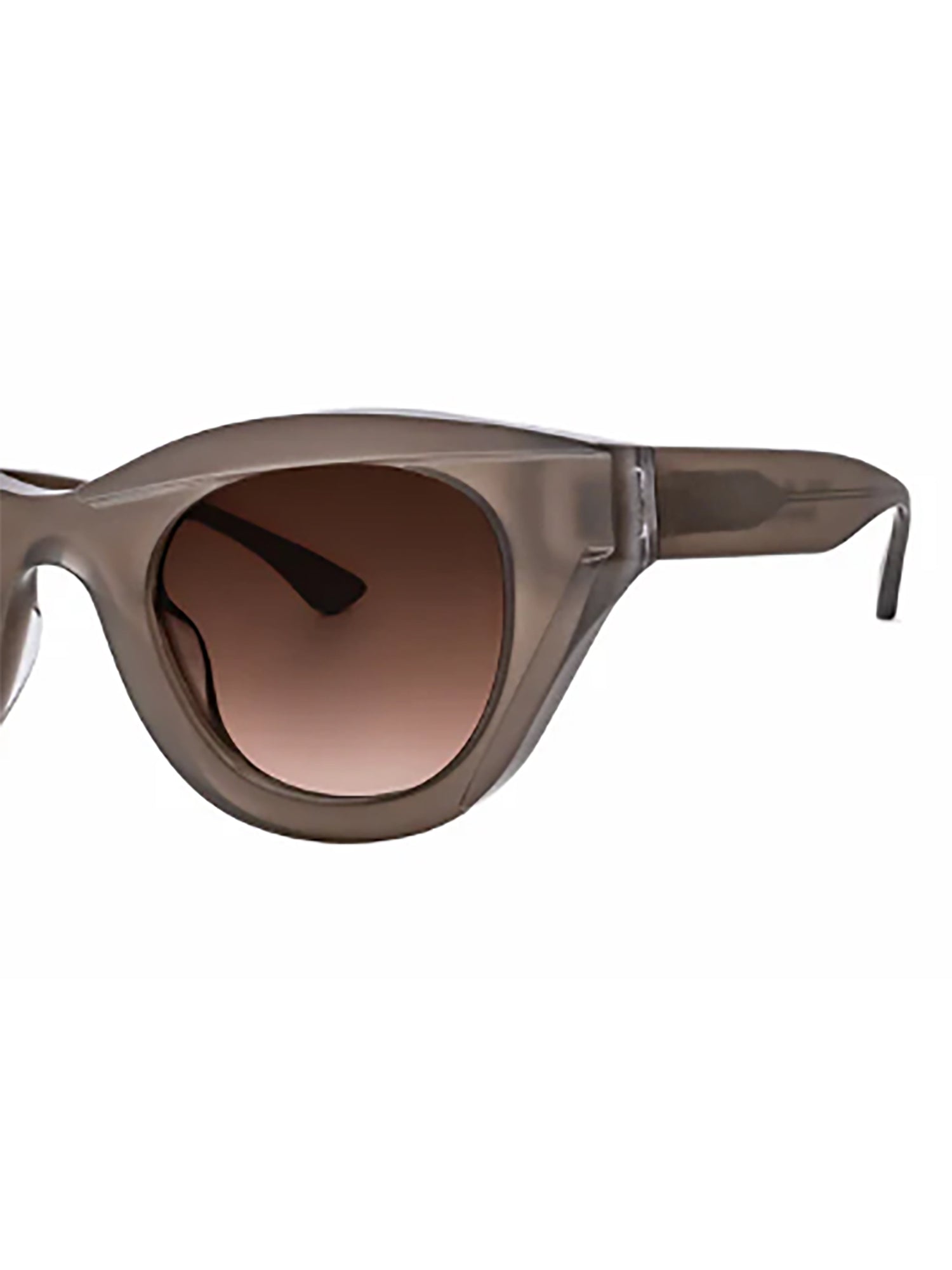 Oversized Cat-Eye Dismissy Sunglasses with Angular Edges