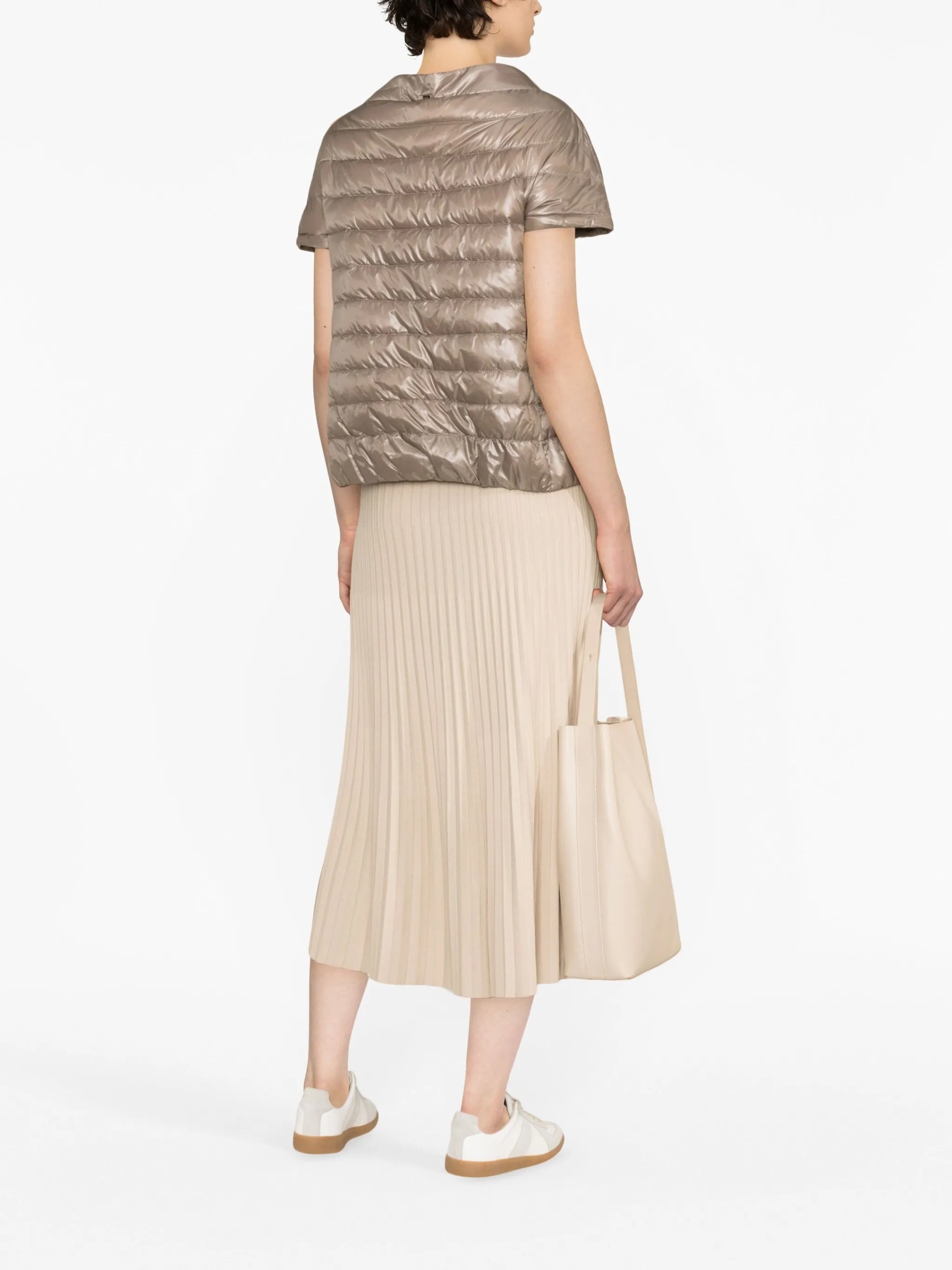 Neutral Piumino Lightweight Boxy Polyamide Jacket