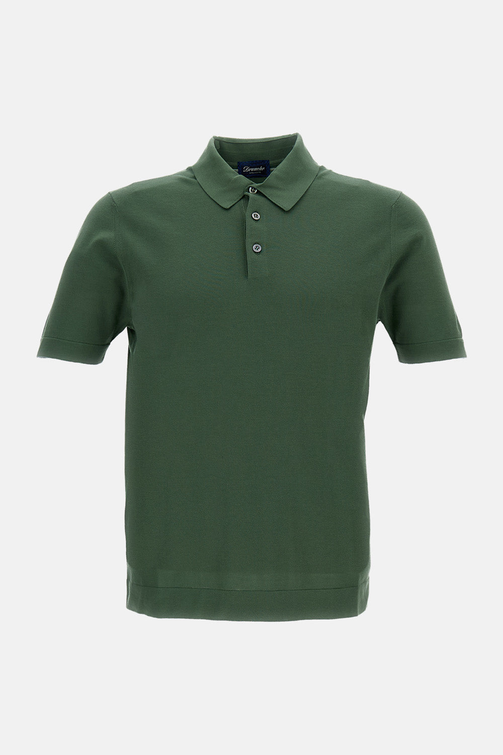 Green Cotton Polo Shirt
