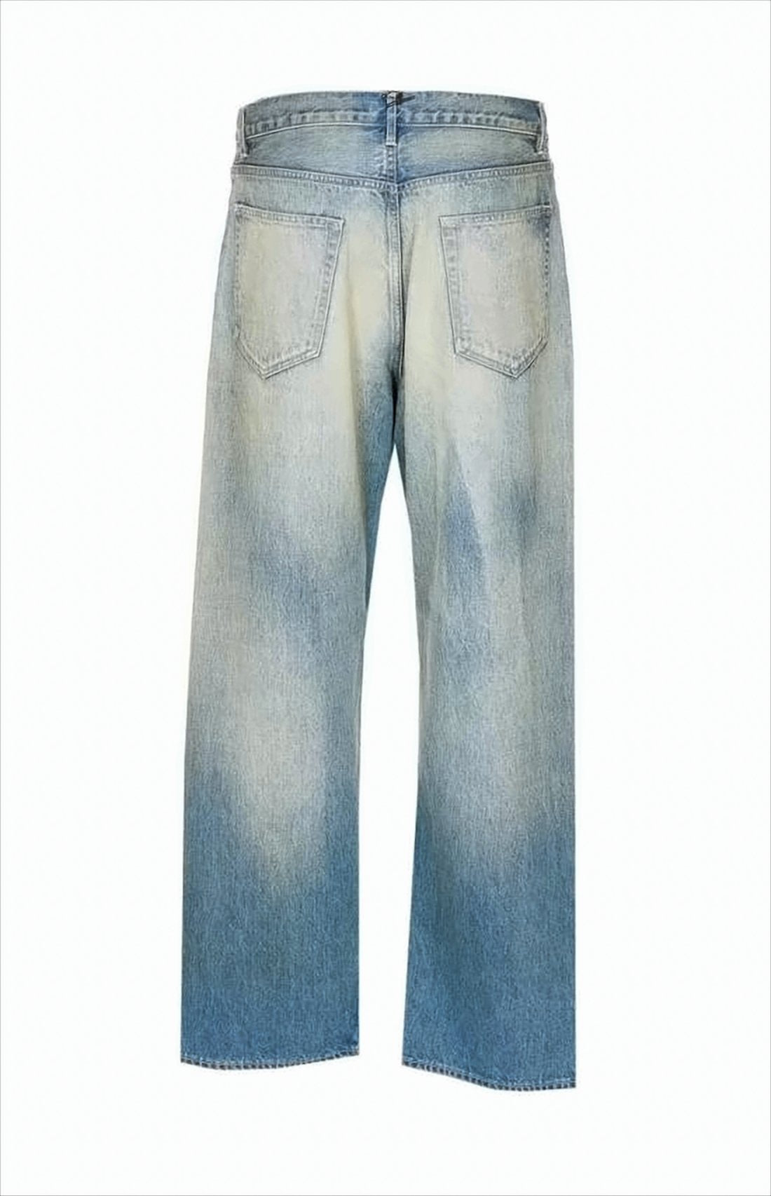 Relaxed Wide-Leg Denim Pants