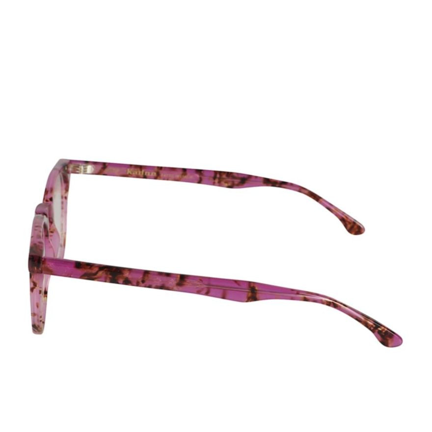 Kuba Translucent Pink and Brown Tortoiseshell Eyeglasses