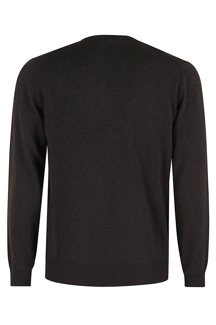 Brown Crew Neck Sweater