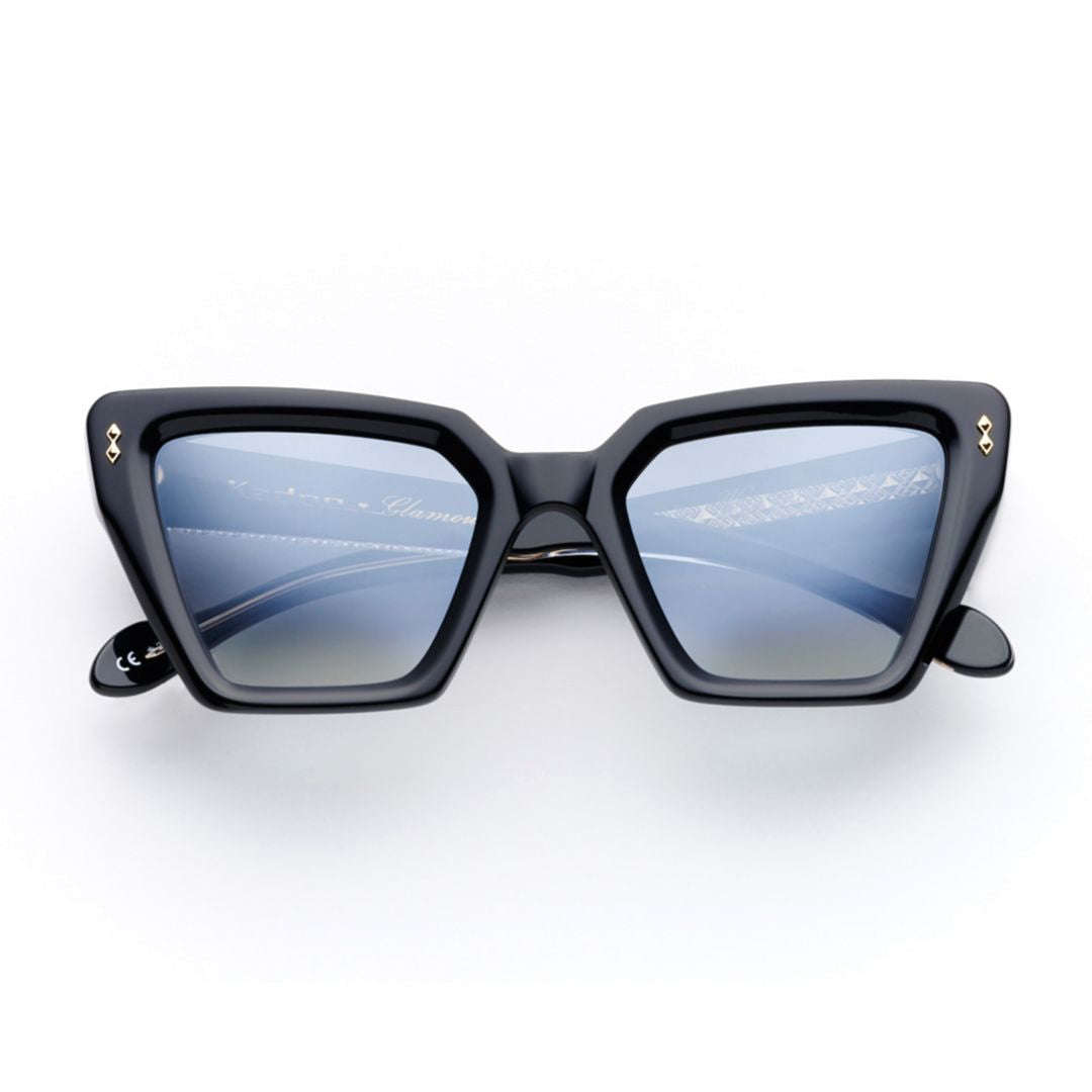Vanessa Glamour Oversized Geometric Frame Sunglasses