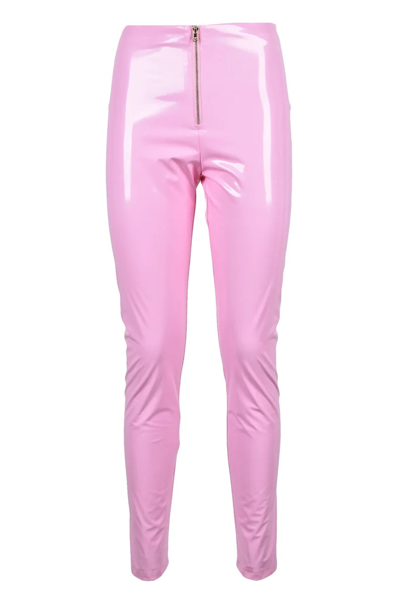 Polyurethane Pants - Pink