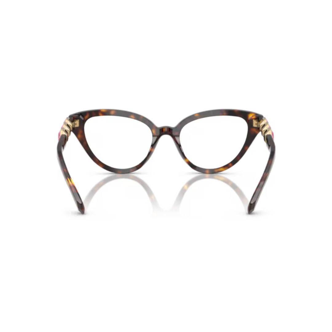 0sk2028 Cat-Eye Tortoiseshell Acetate Eyeglasses