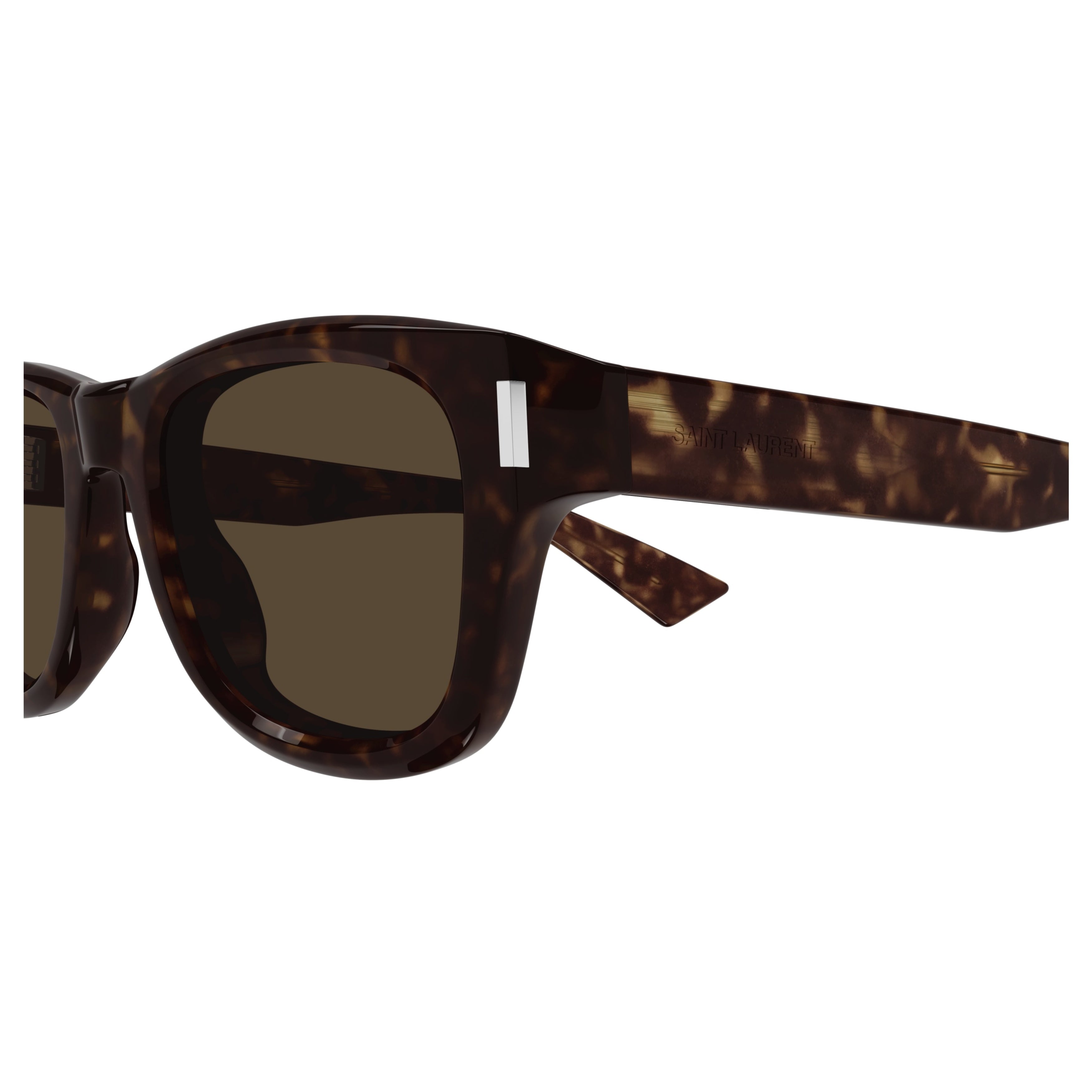 Sl 801 Rectangular Tortoiseshell Sunglasses