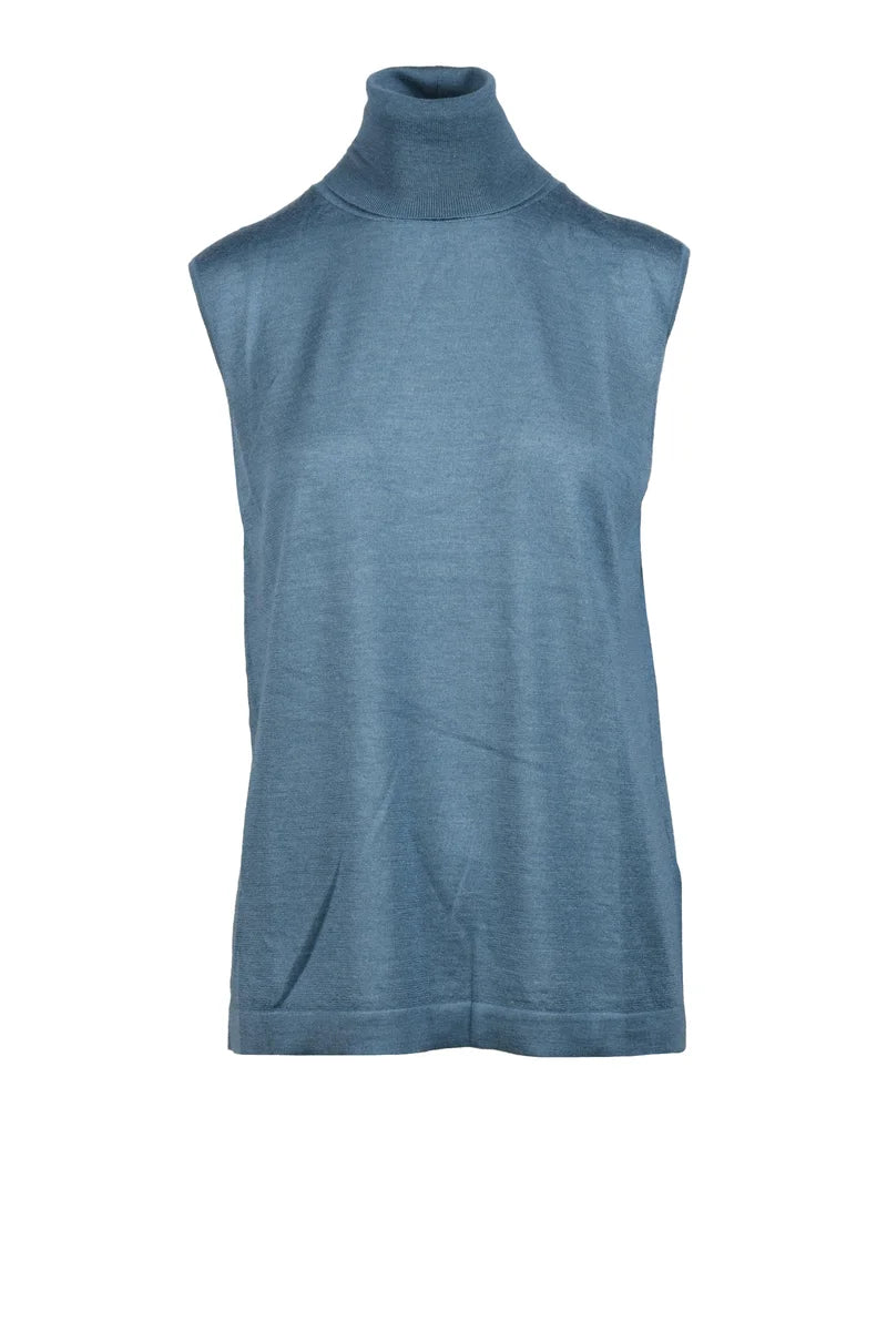 Cashmere Silk Sweater - Blue