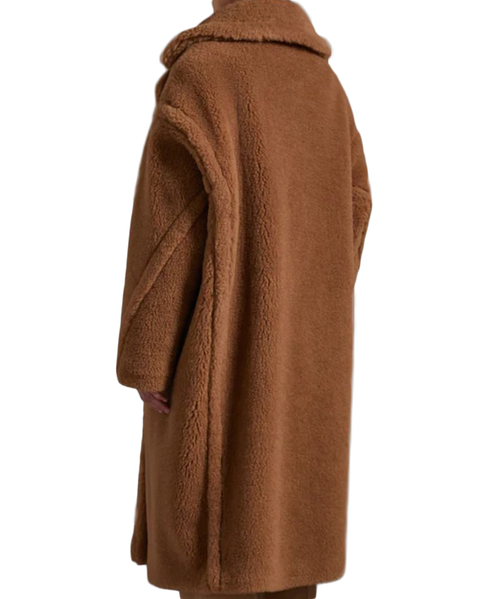 Mid-Calf Length Double-Breasted Coat