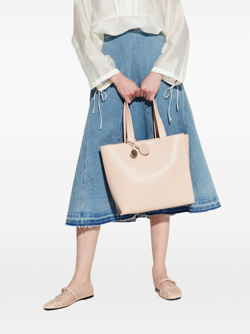 Structured Matte Finish Tote Bag