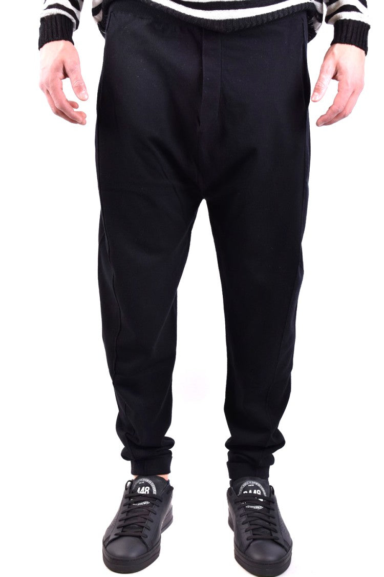 Relaxed Fit Trousers With Tapered Leg