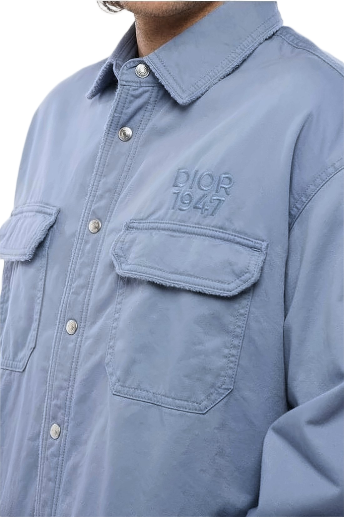 Relaxed-Fit Long-Sleeve Shirt with Embroidered Logo