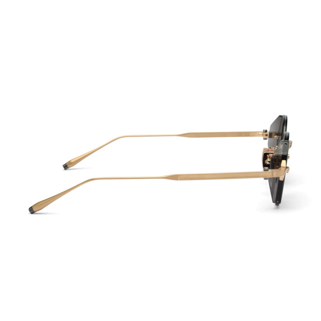 Jupiter Sleek Rimless Sunglasses with Round Lenses
