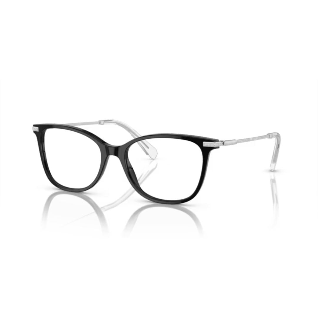 0sk2010 Glossy Black Rectangular Eyeglasses