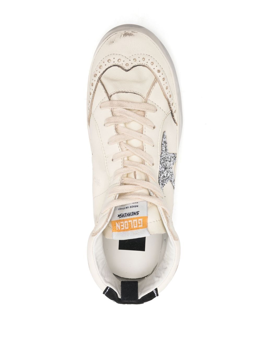 Mid-Top Sneakers with Silk