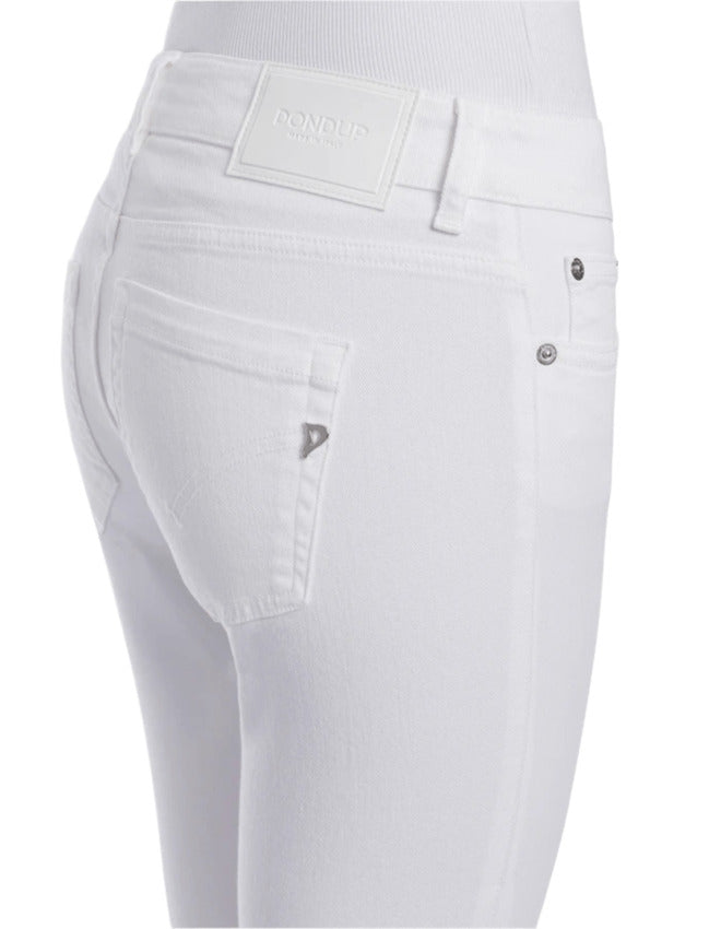 Bull Stretch Fabric White Skinny Jeans