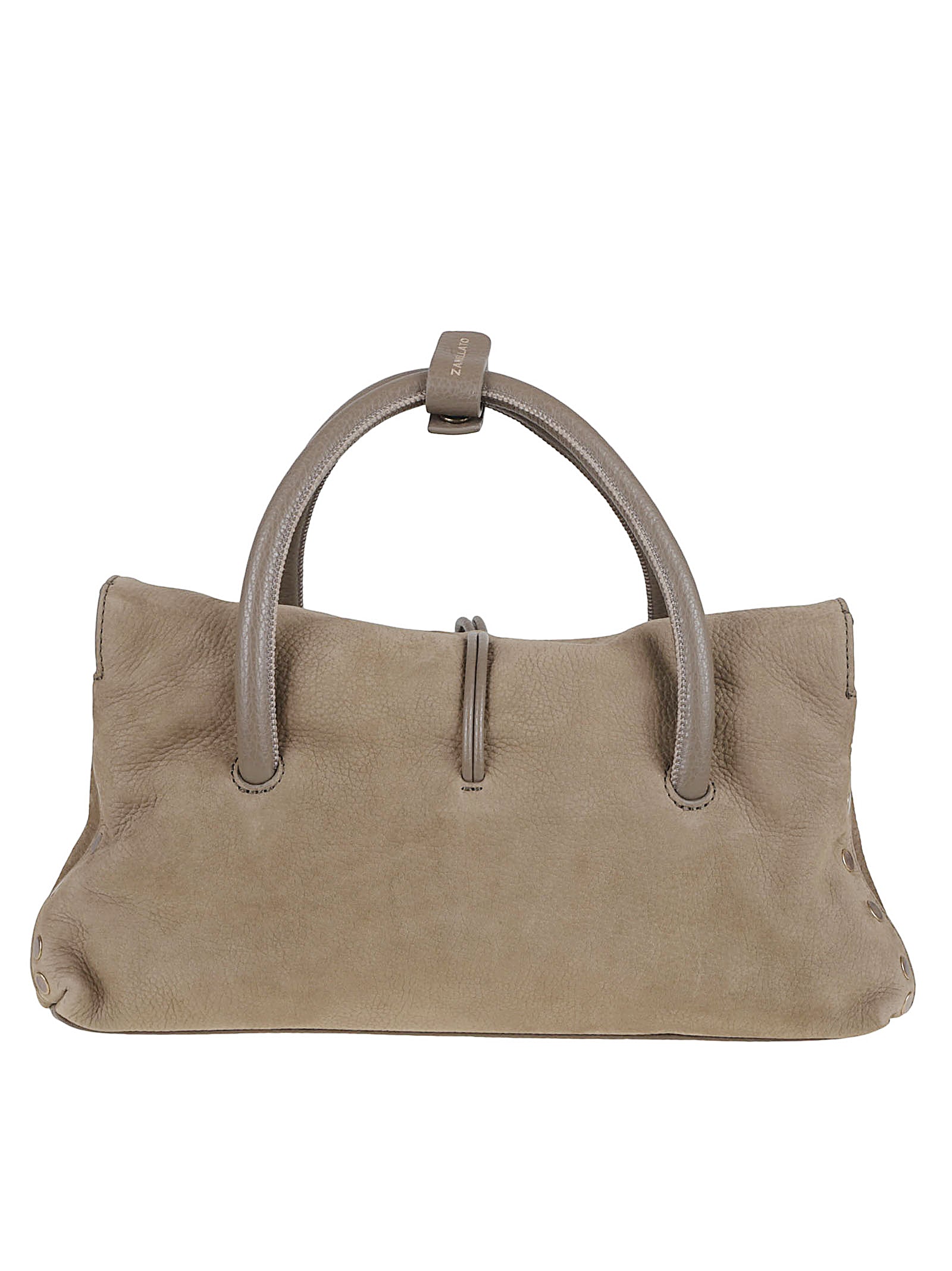 Calf Leather Crossbody Bag With Gold-Tone Clasp