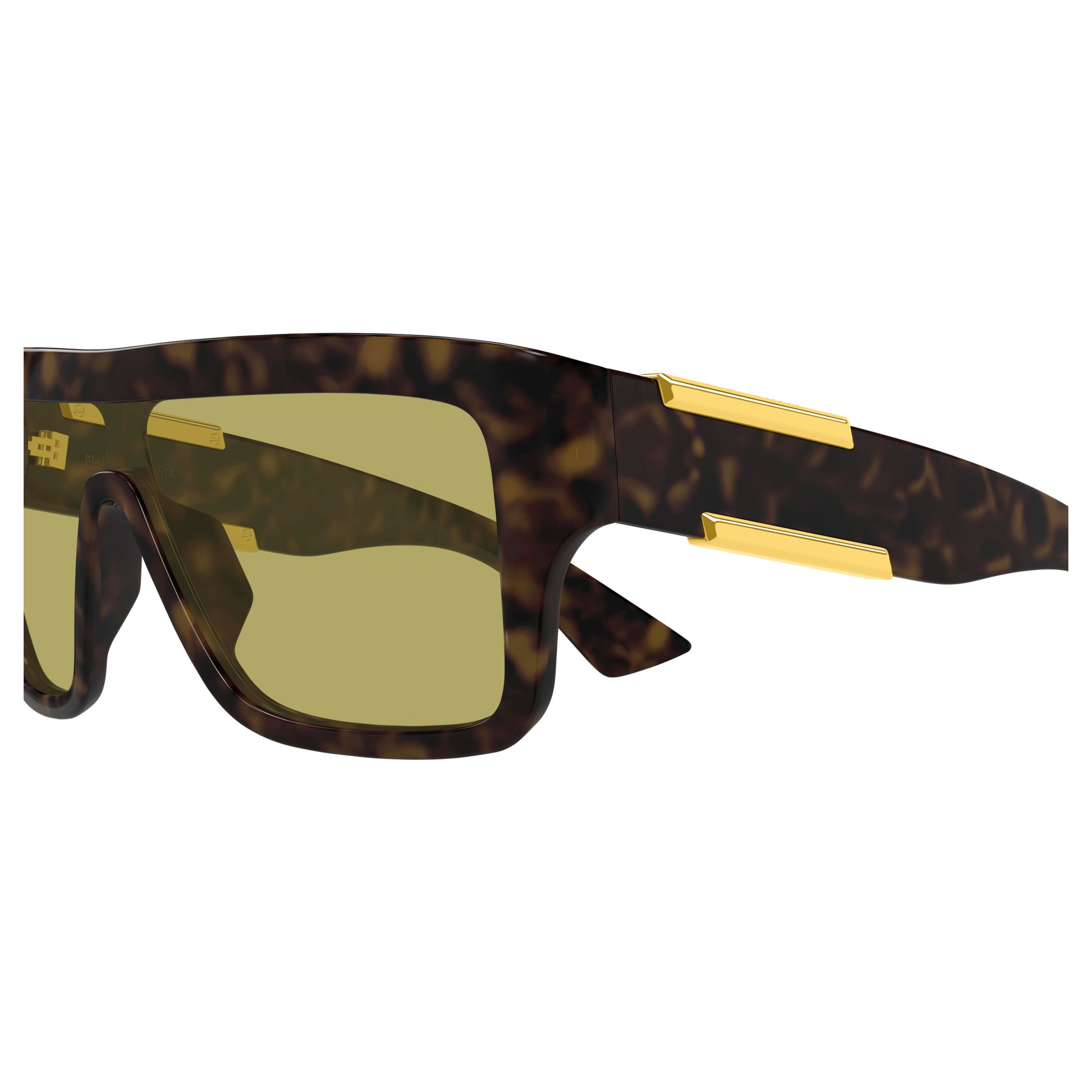 Bv1451s Bold Rectangular Tortoiseshell Sunglasses