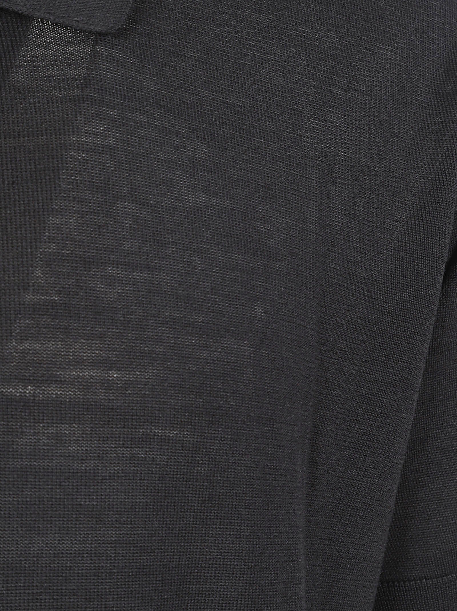 Fine Knit Polo Shirt