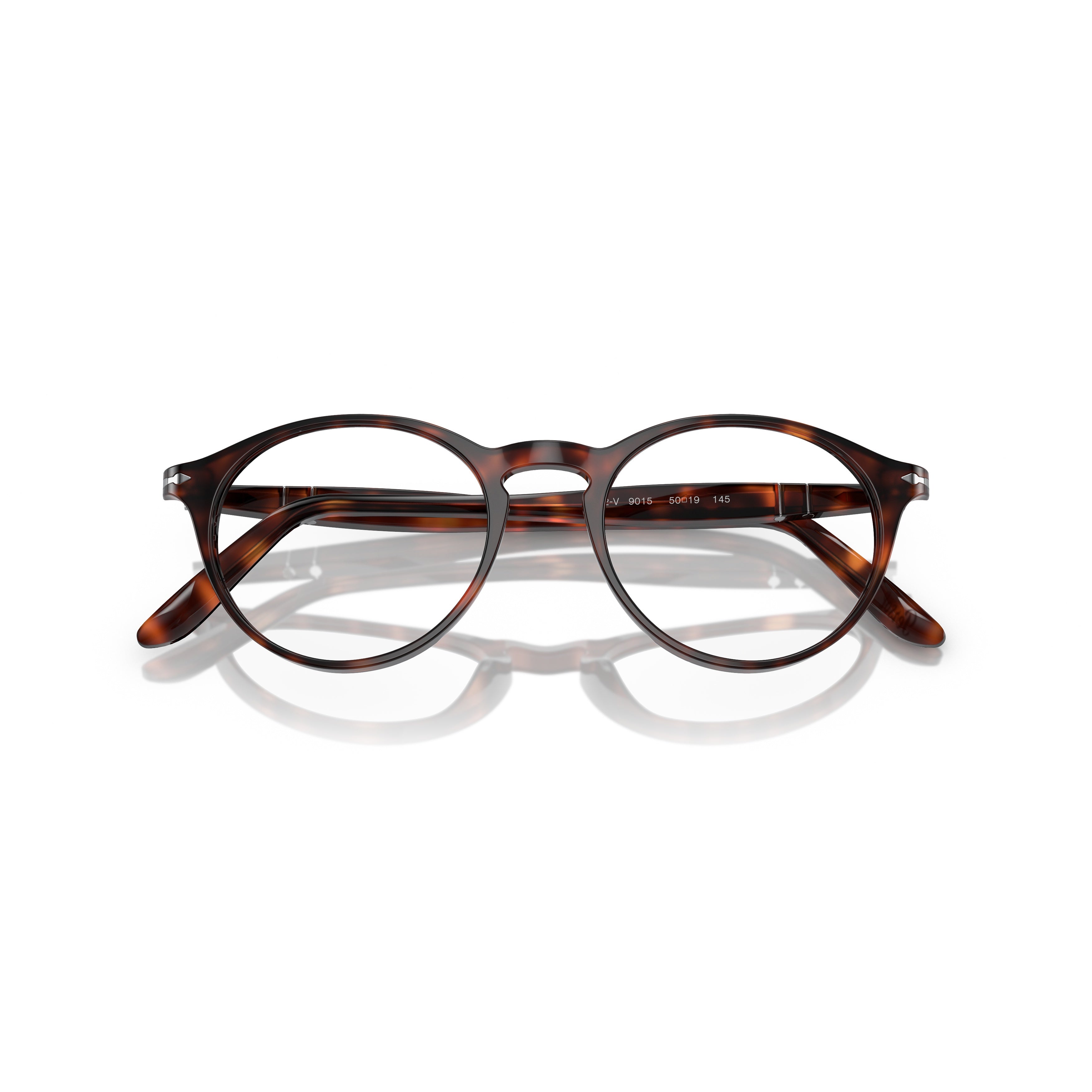 0po3092v Classic Round Frame Tortoiseshell Acetate Eyeglasses