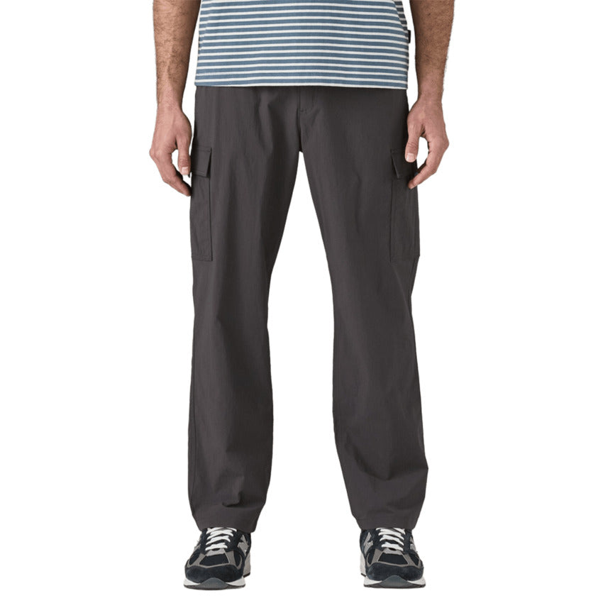 Ink Black Water-Repellent Cargo Trousers