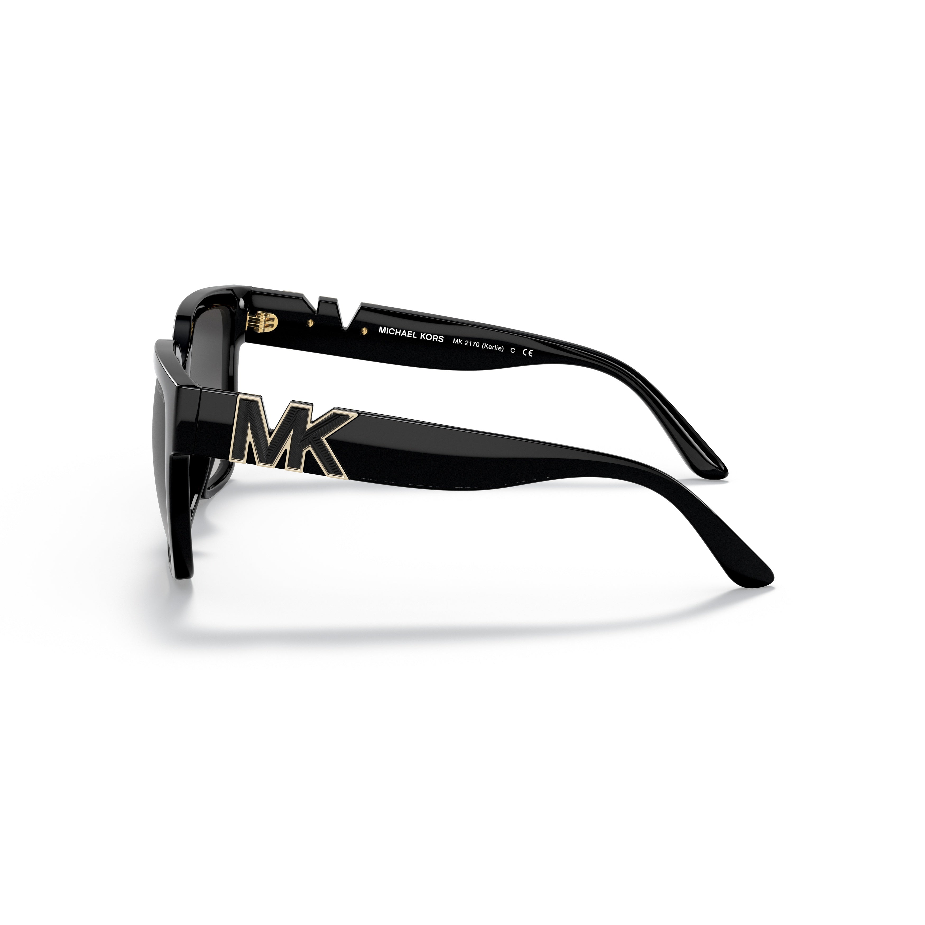 0mk2170u Oversized Square Frame Sunglasses with Glossy Finish