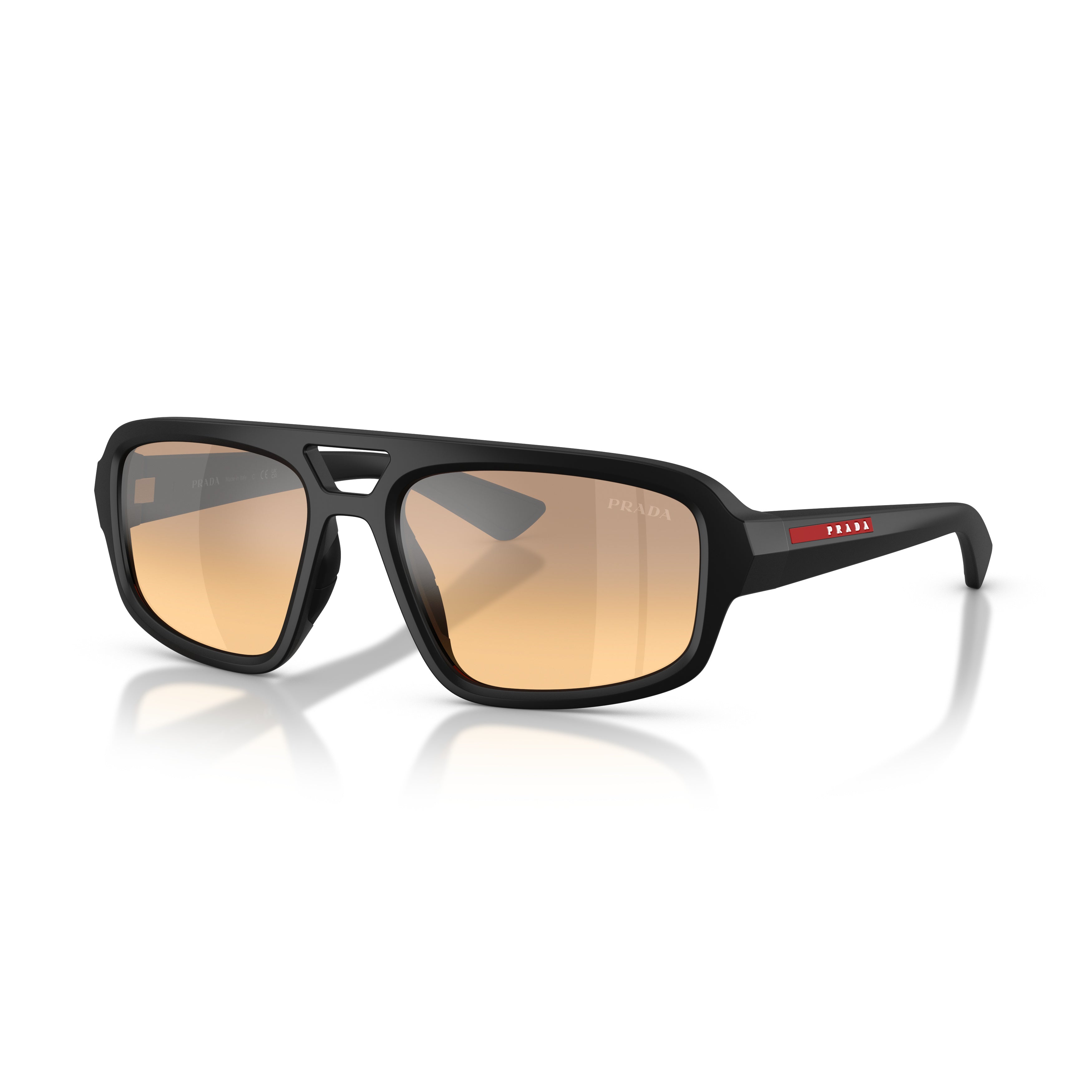 0ps B11su Rectangular Matte Black Sunglasses
