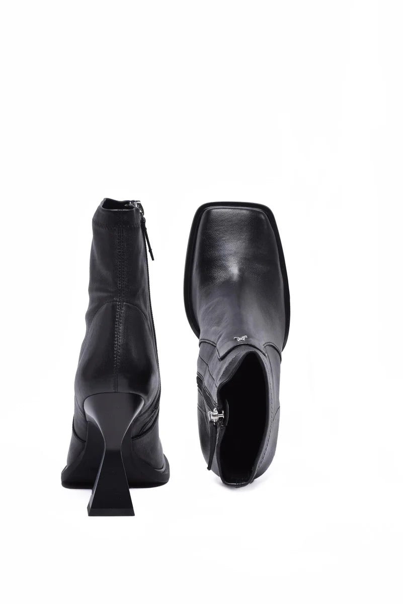 Ankle Boot 10cm Heel - Black
