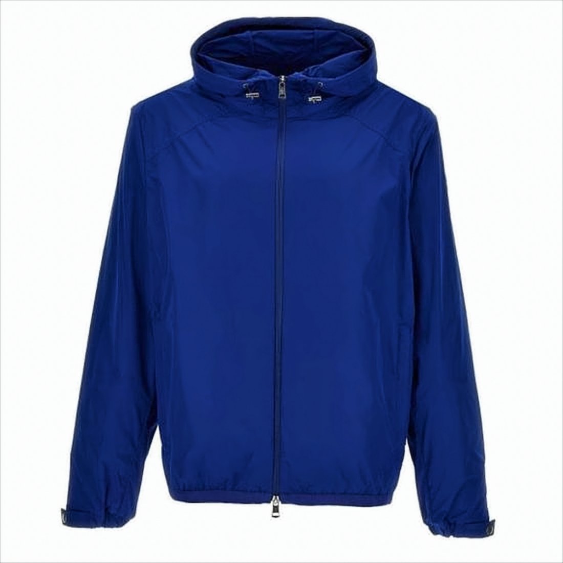 Lightweight Blue Jacket with Front Zipper