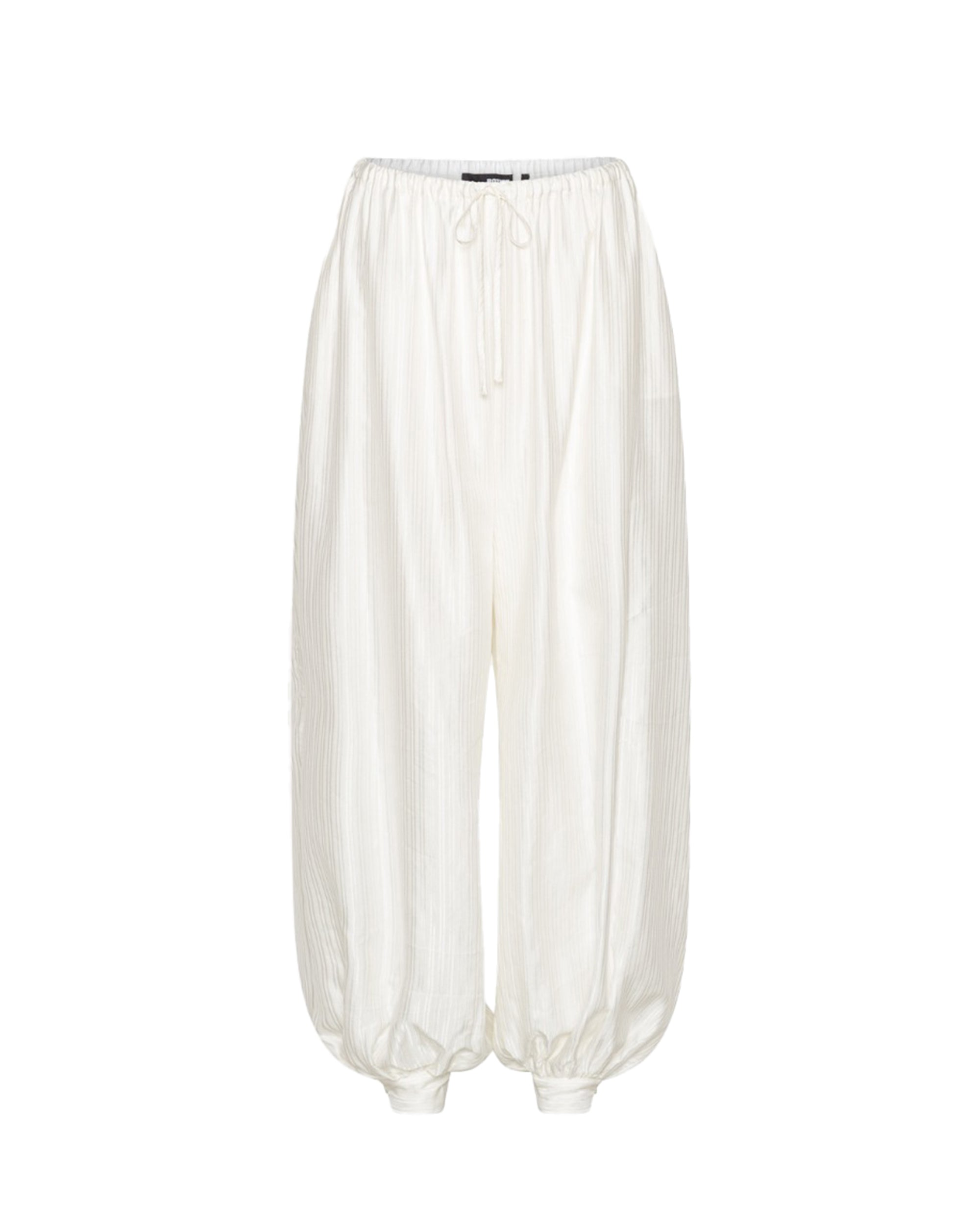 Bright White Balloon Pants