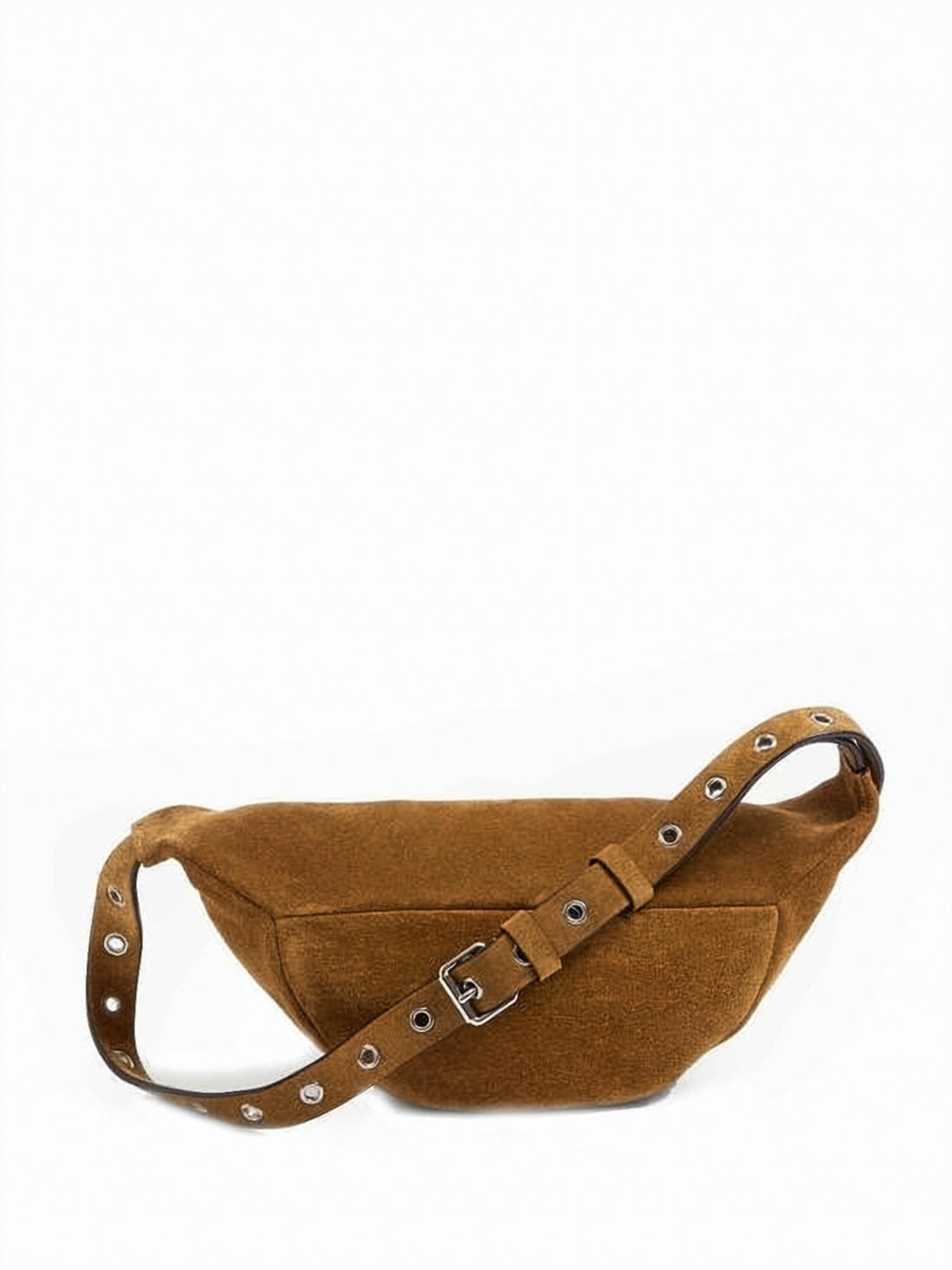 Edgy Suede Crossbody Bag