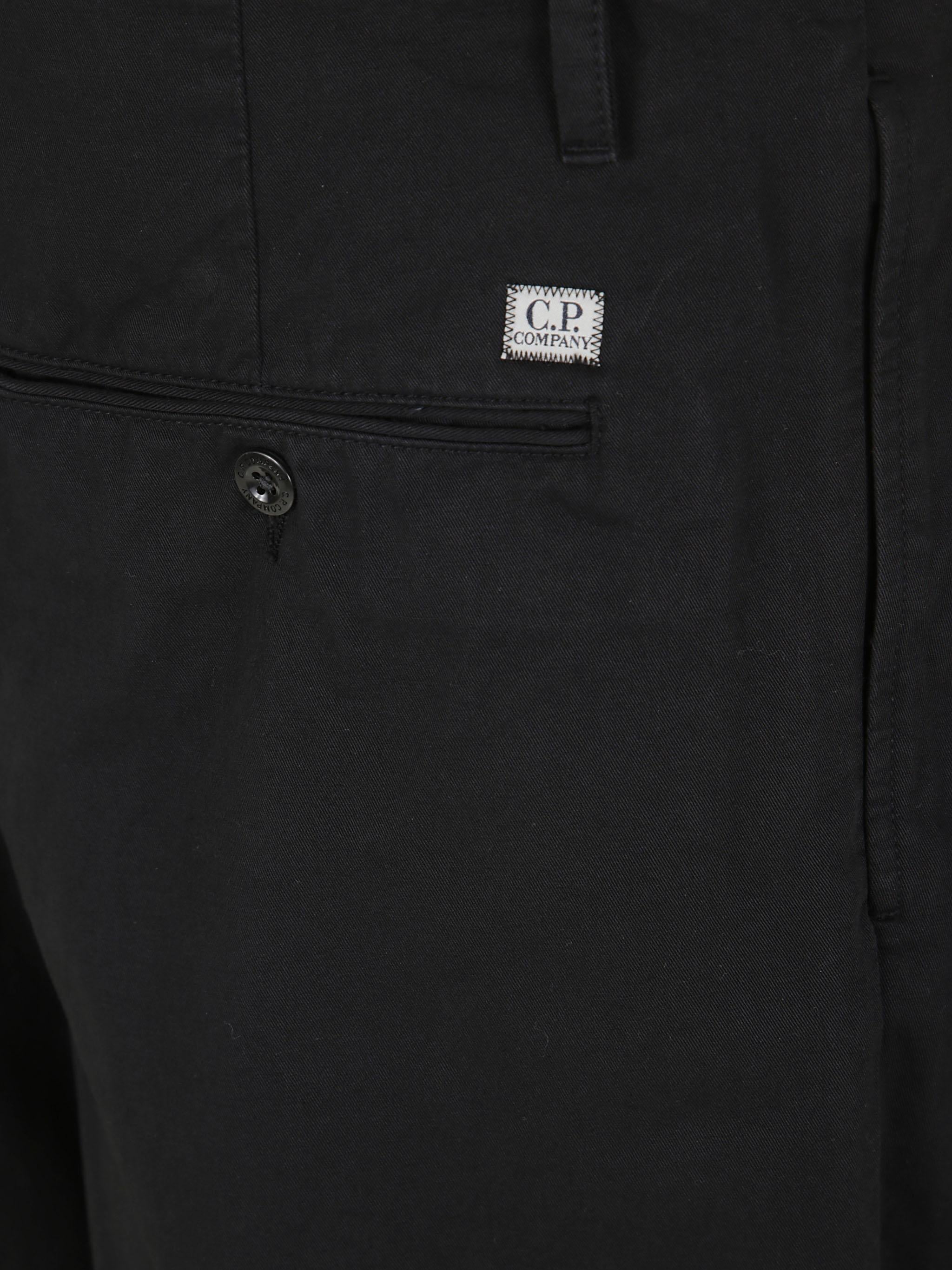 Relaxed Fit Black Casual Pants