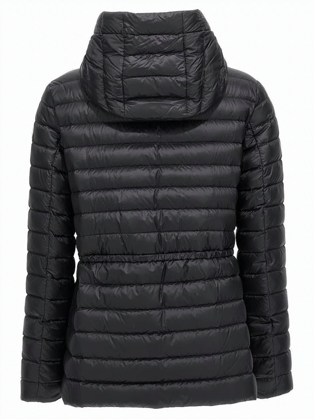 Quilted Down Jacket with Adjustable Collar