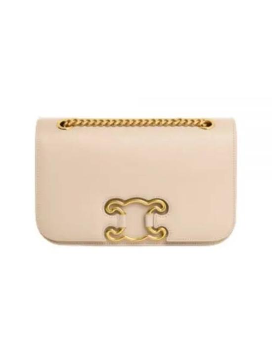 Sleek Rectangular Crossbody Bag in Smooth Calf Leather