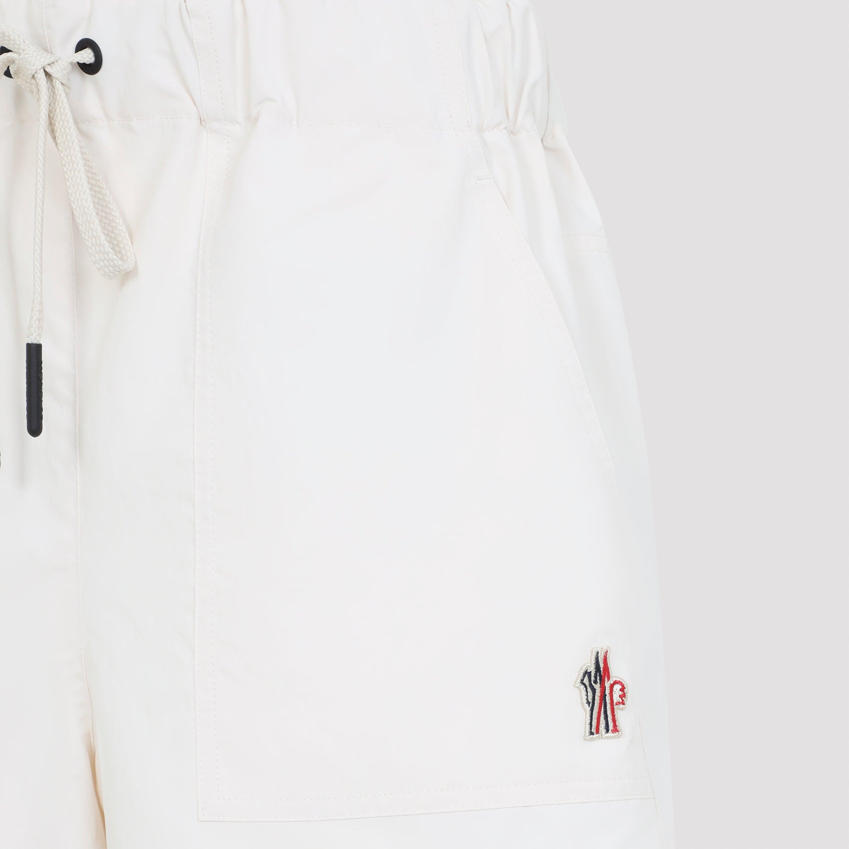 Lightweight Polyester Bermudas In Nude & Neutrals