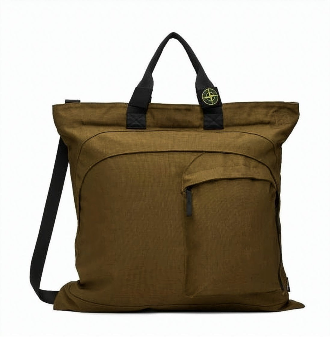 Durable Olive-Brown Tote Bag