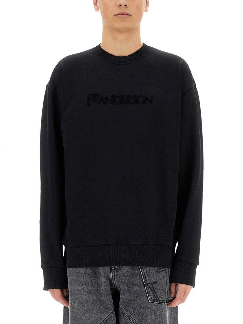Relaxed Fit Black Sweatshirt
