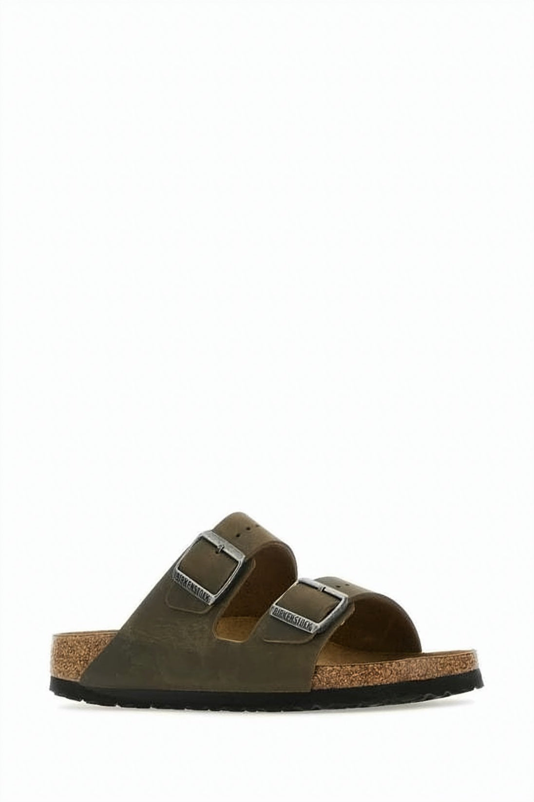 Classic Two-Strap Leather Sandal With Adjustable Buckles