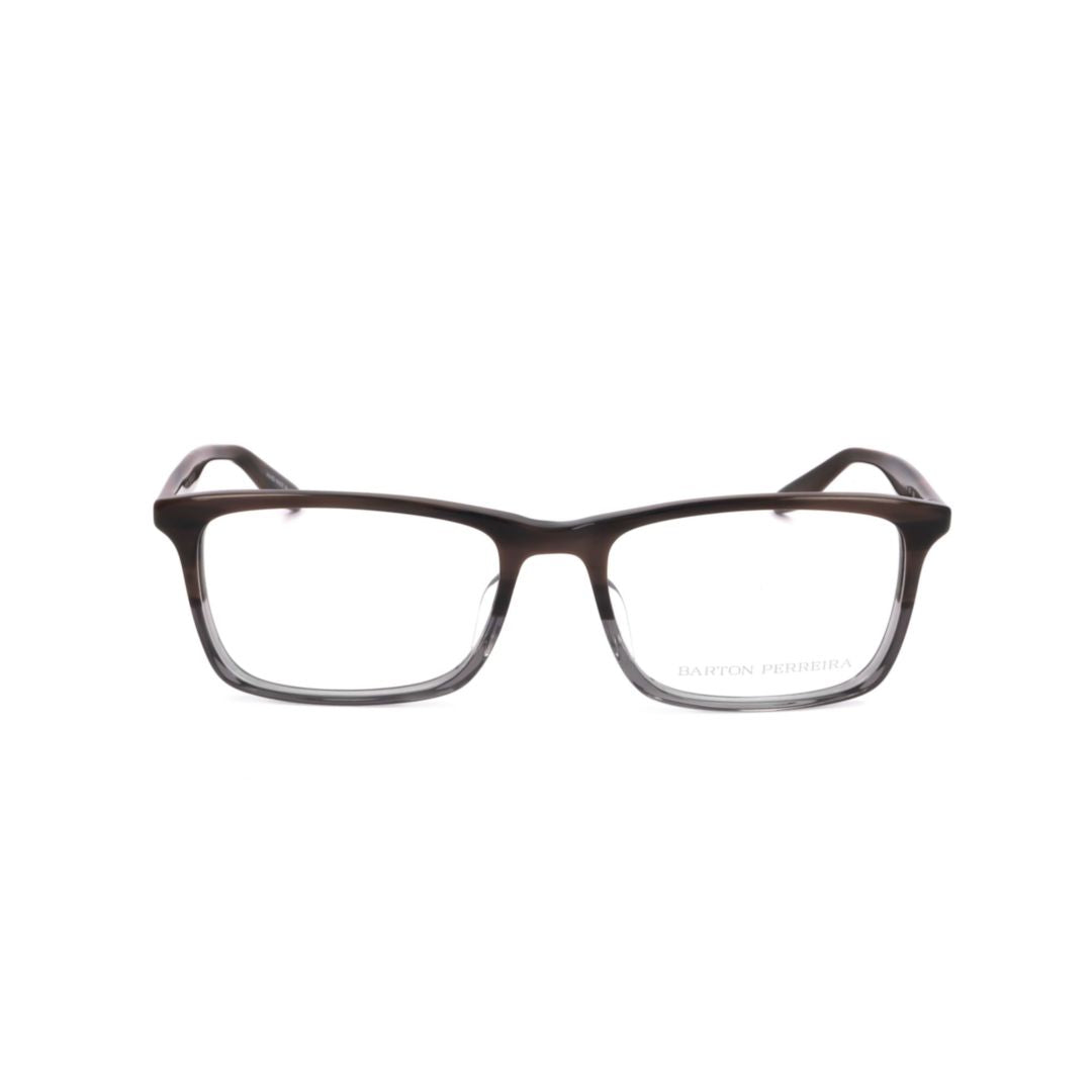 Bp5041 541rd Rectangular Gradient Brown Eyeglasses with Curved Temples