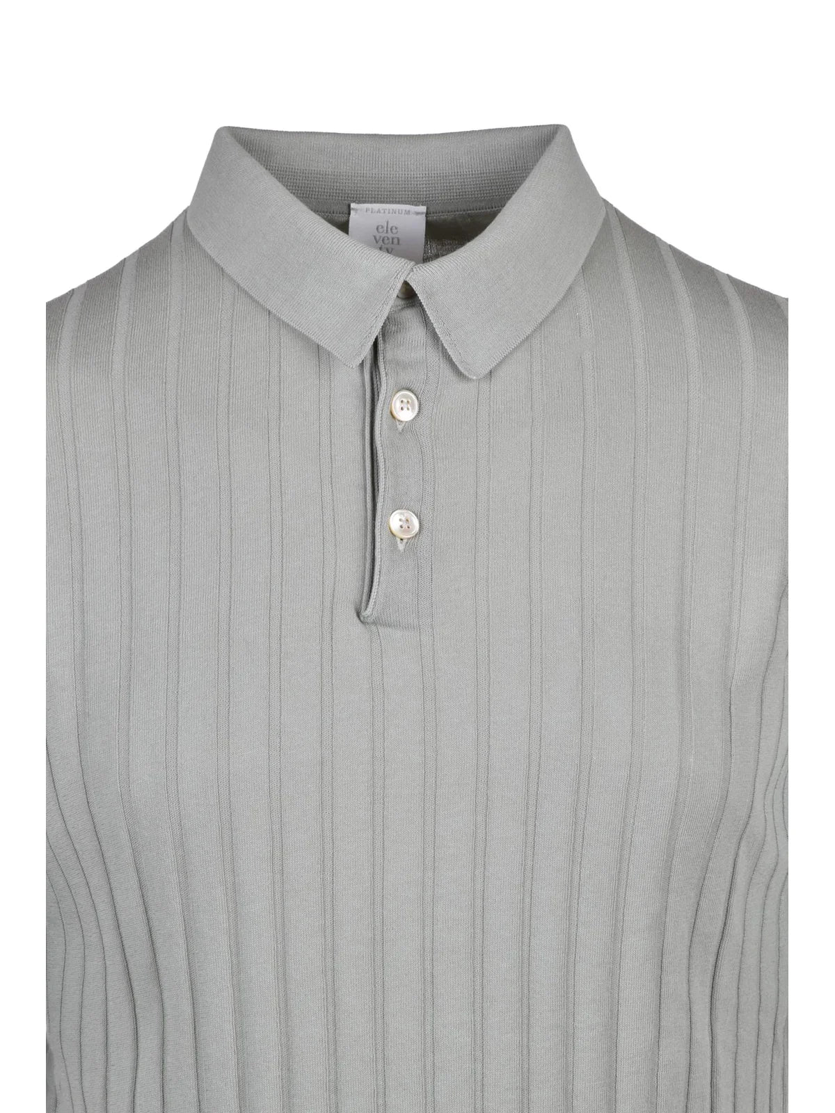 Knit Polo Shirt - Sage Green
