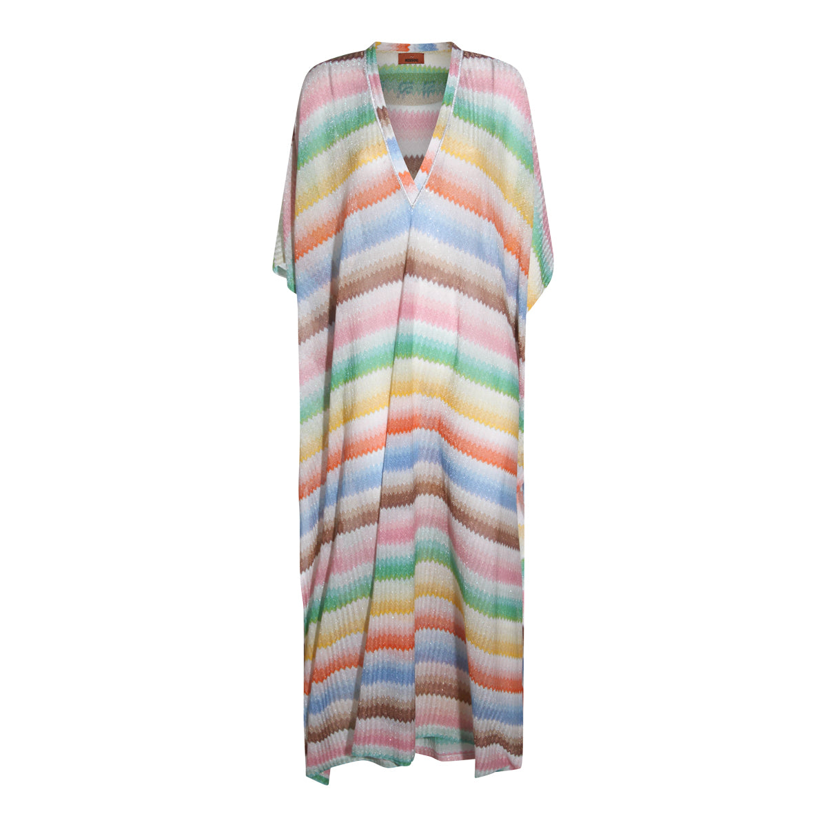 Zigzag Pattern Maxi Dress