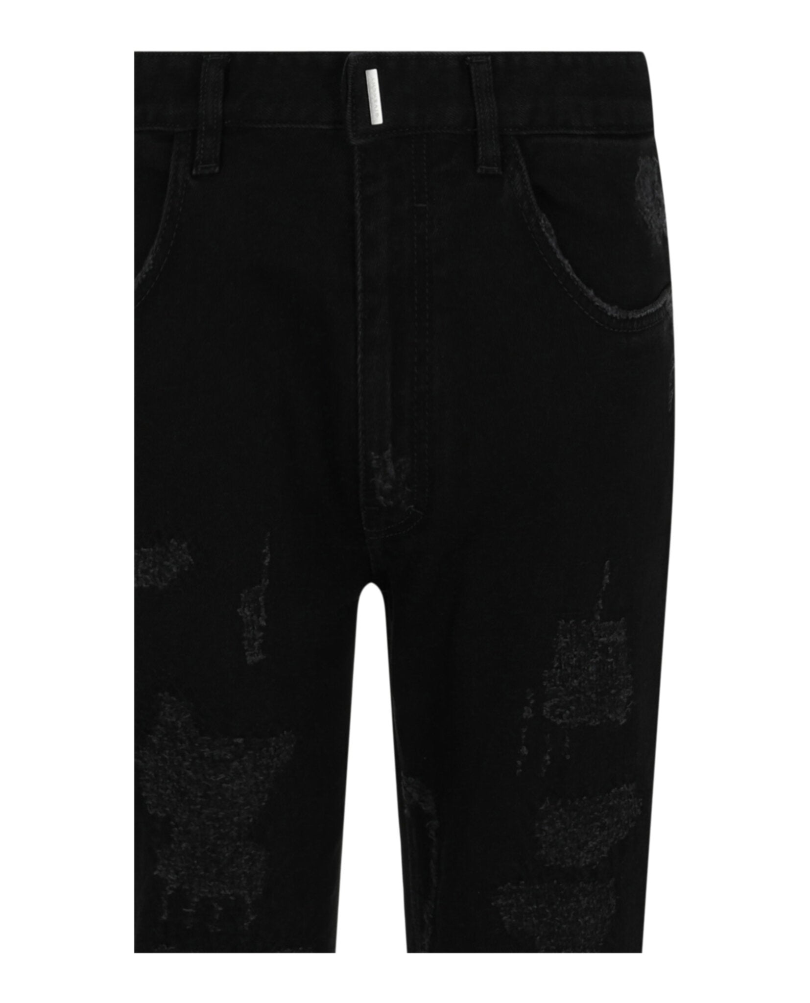 Slim Fit Destroyed Denim Jeans