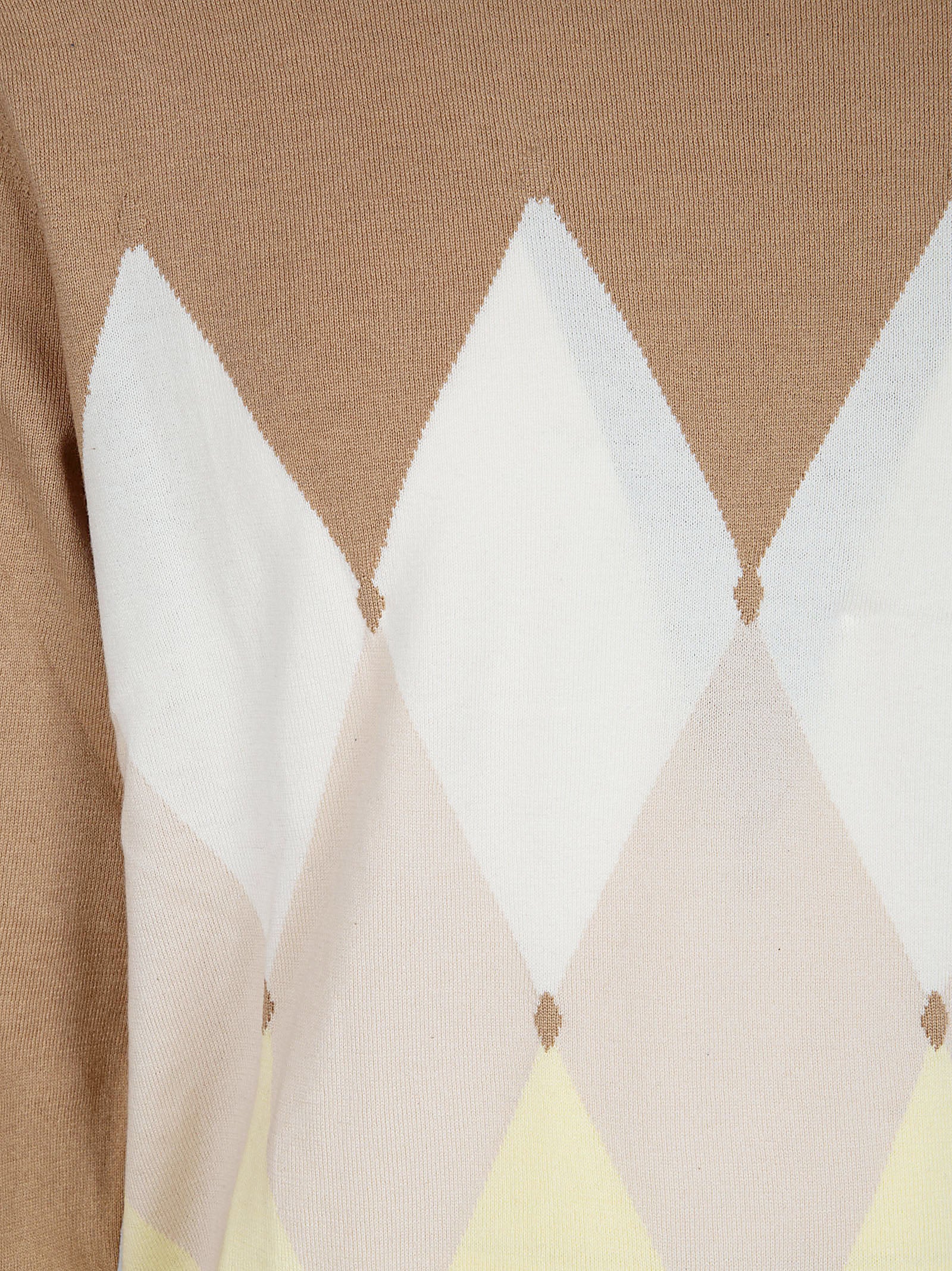 Classic Argyle Pattern Brown Sweater by Ballantyne