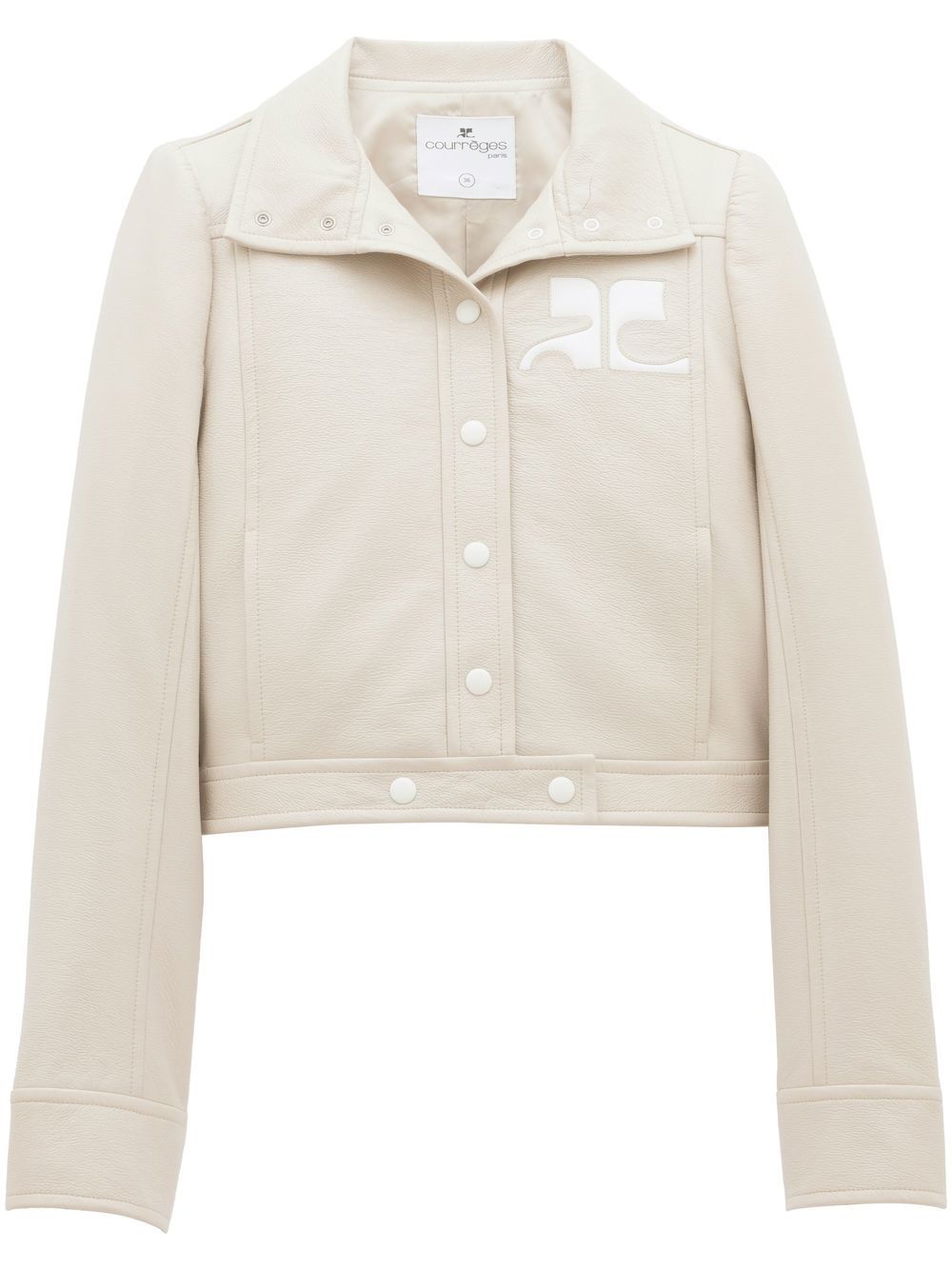 Cropped Silk And Nylon Jacket
