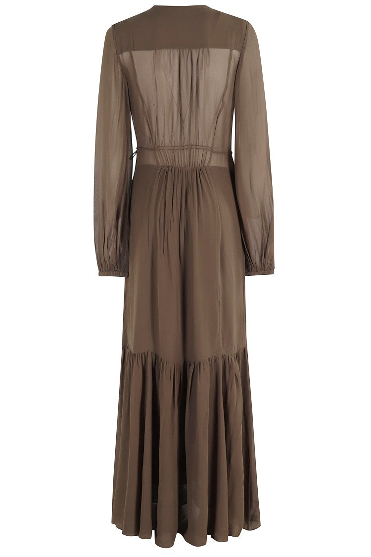 Briane Gb Draped Midi Dress