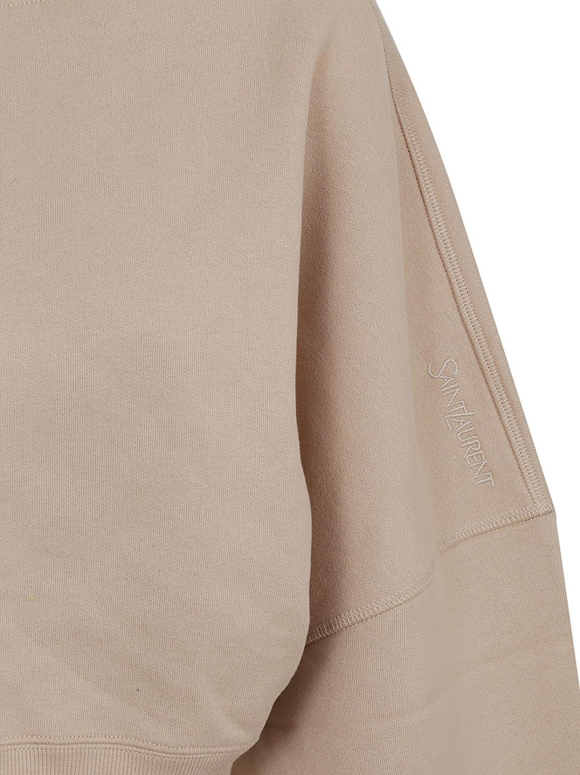 Cropped Sweater With Relaxed Fit