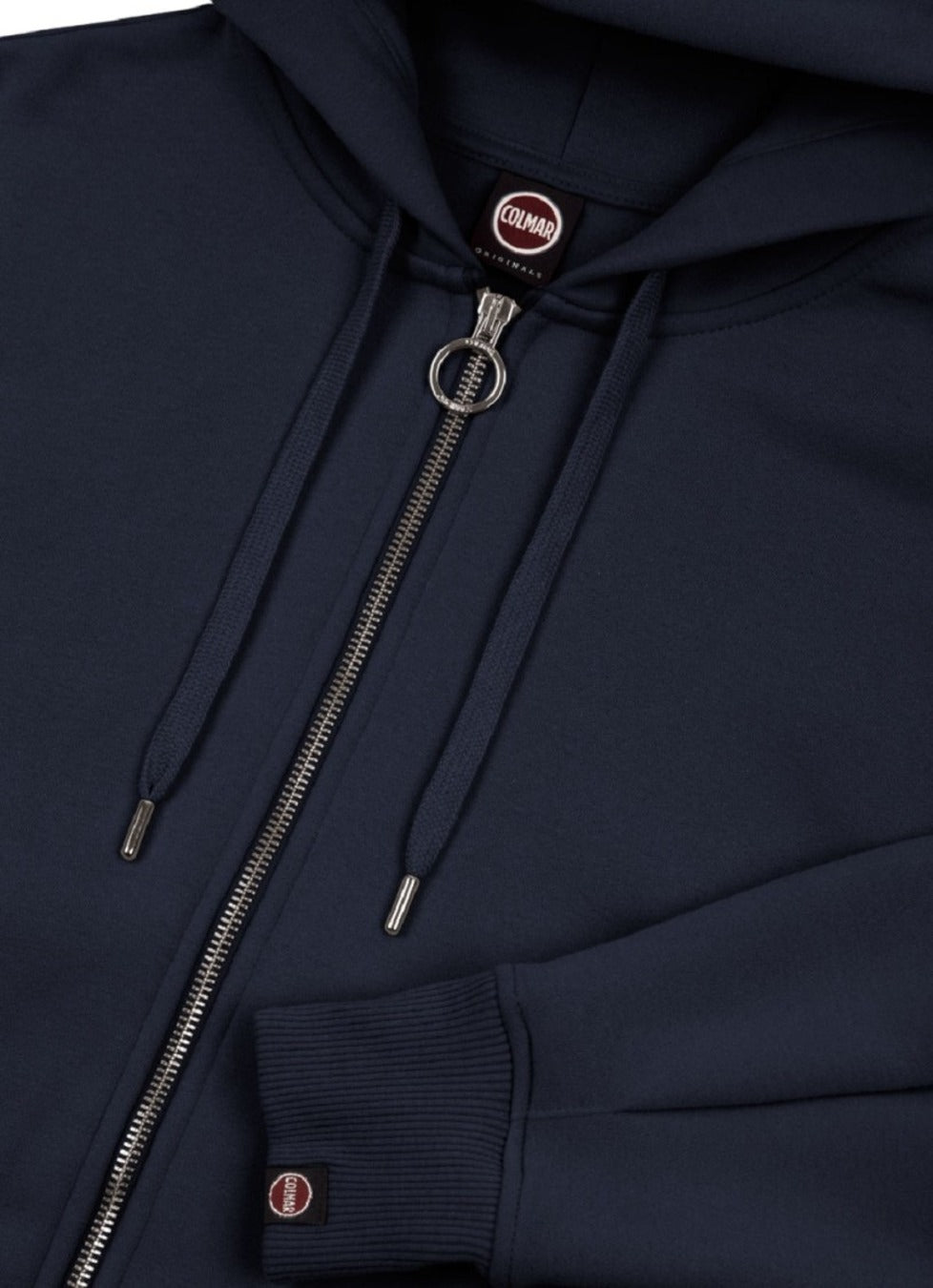 Comfortable Blue Hoodie With Adjustable Drawstring