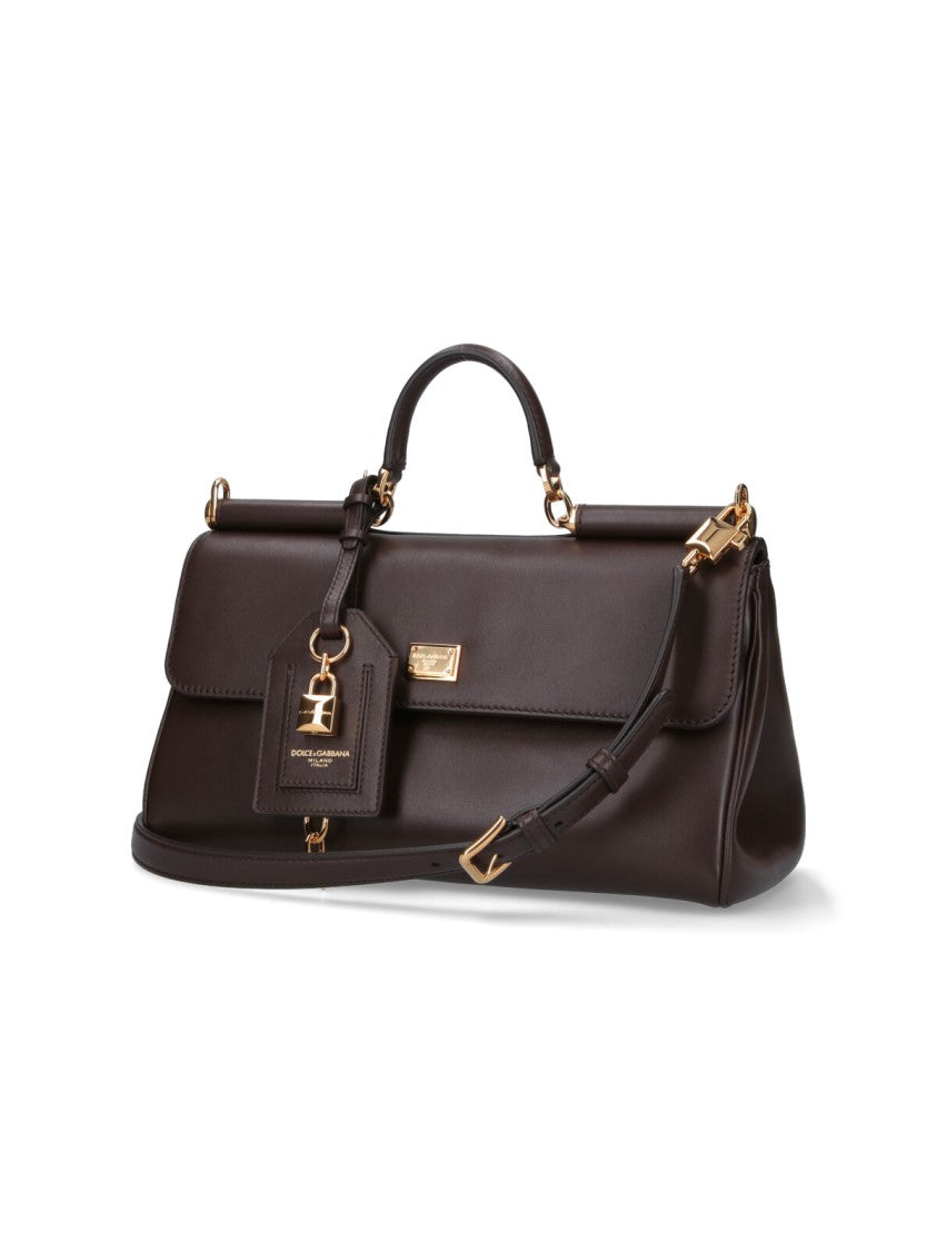 "My Sicily" Top Handle Bag – Brown