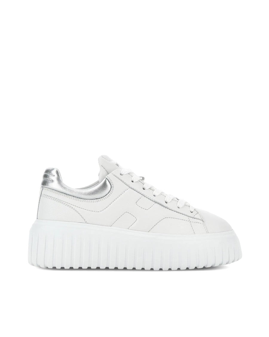 H-Stripes Sneakers – White/Silver
