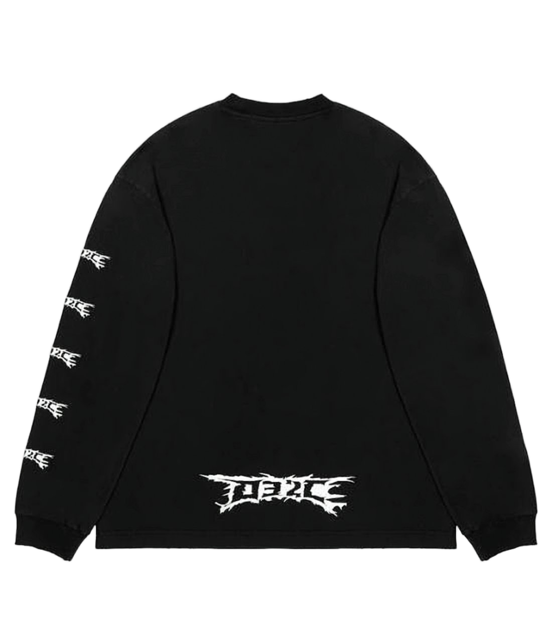 Long-Sleeve Black Organic Cotton T-Shirt